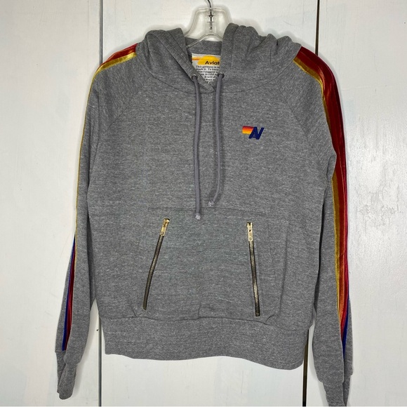 Aviator Nation pullover hoodie sweatshirt size XS - Picture 1 of 11
